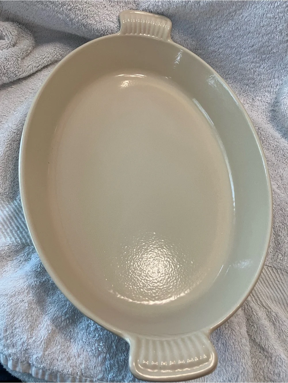 vintage Le Creuset #36 Enameled Cast Iron Oval Au Gratin Dish casserole baking